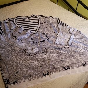 Oversized flowy blouse